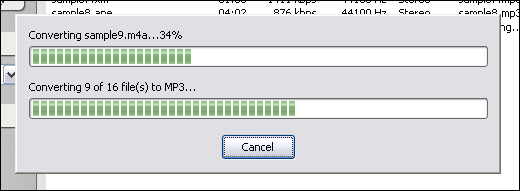 Converting M4V to AAC